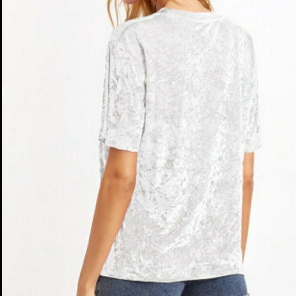 Crushed Velvet T-Style Top - Picture 3 of 6